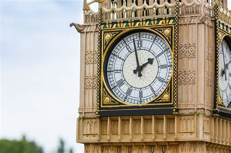 premium photo  clock tower closeup