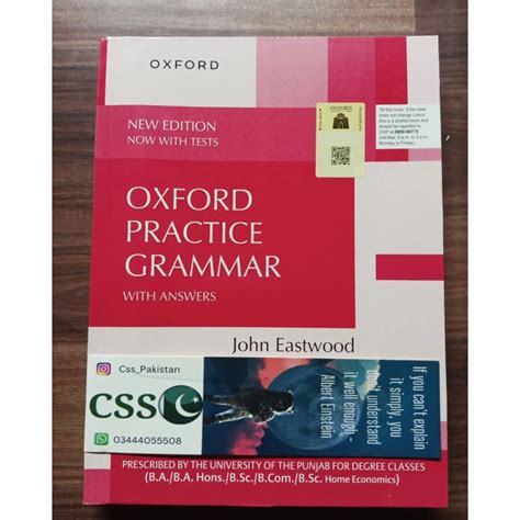 Oxford Practice Grammar With Answers By John Eastwood New Edition