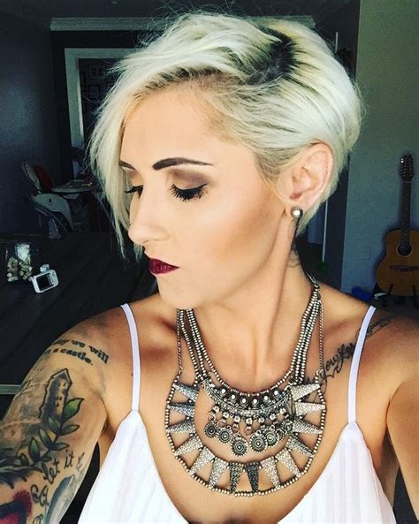 Shadow Root Platinum Blonde Pixie Younique Makeup Earthy Smokey Eye