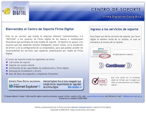 Soporte firma digital Costa Rica