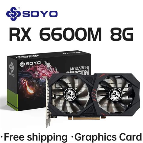 Soyo Tarjeta Gr Fica Amd Rx 6600m 8gb Gddr6 128bit Pci E 4 0 8 8pin