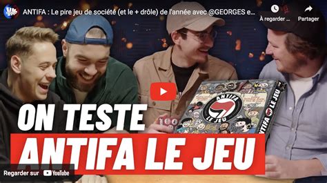 Antifa Le Pire Jeu De Soci T Et Le Plus Dr Le De Lann E Avec