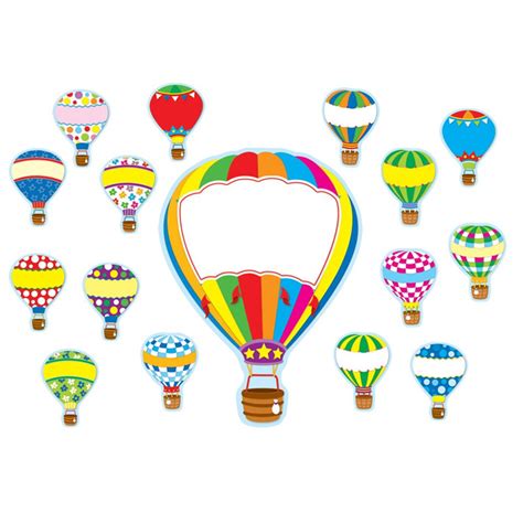Hot Air Balloons Bulletin Board Set Pieces CD Carson Dellosa Education
