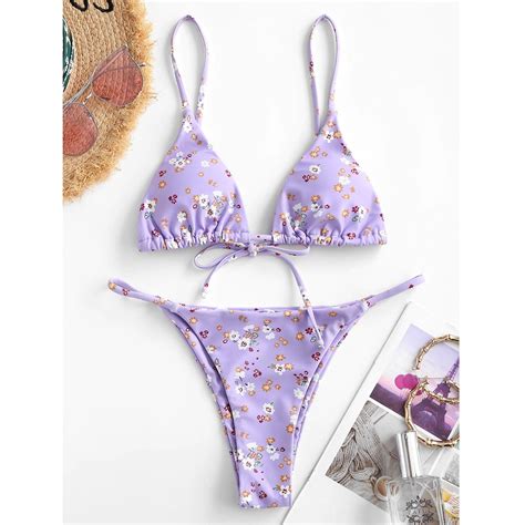 Tponi Sexy Bikini Bikinis Purple Swimsuit Clearance M Walmart