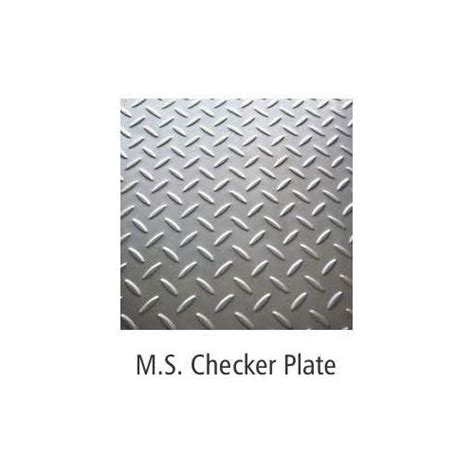 Ms Chequered Plate Color Silver At Best Price In Chennai Atom