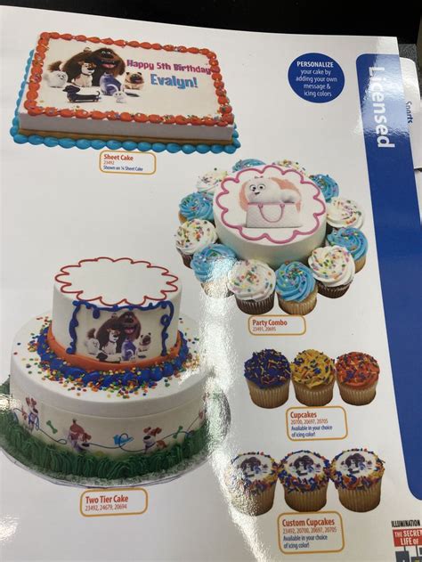 Walmart Licensed Cakes Catalog Informacionpublica Svet Gob Gt