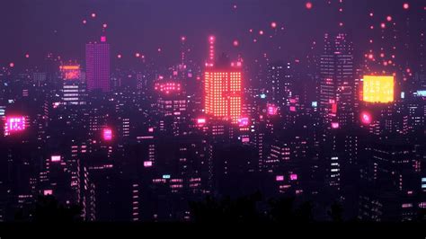 Japan Tokyo Glitch Anime Neon City Cyberpunk 26308.html Wallpapers