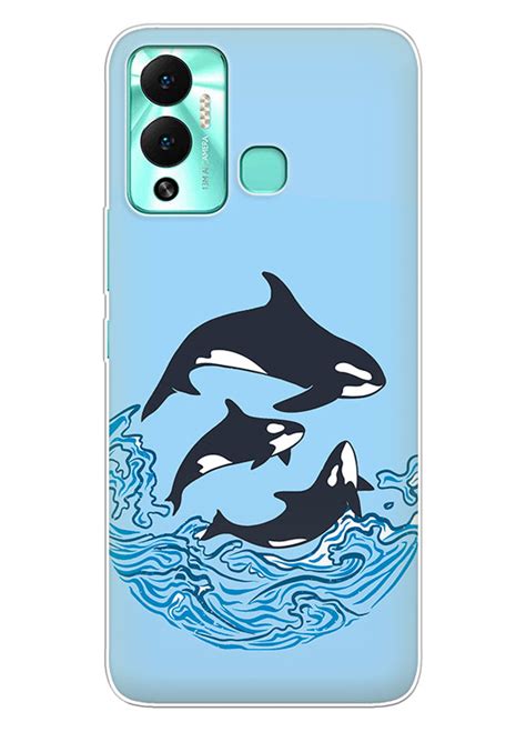 Infinix Hot Play силіконовий чохол з картинкою Касатки