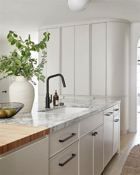 Butcher Block Island With White Countertops At Bill Bean Blog