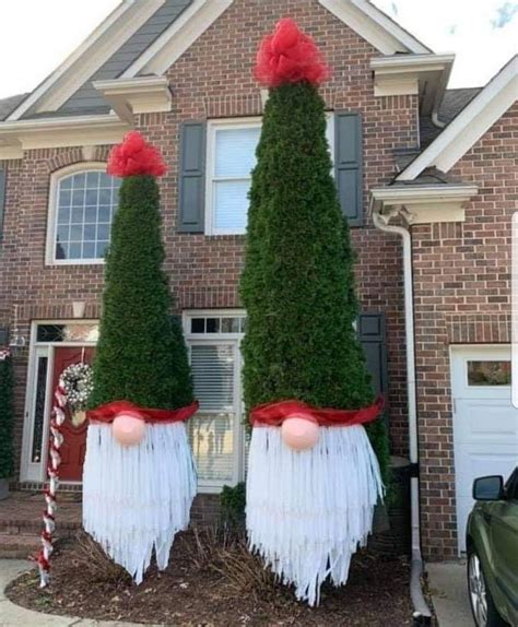 Christmas Gnomes Diy Outdoor Christmas Decorations