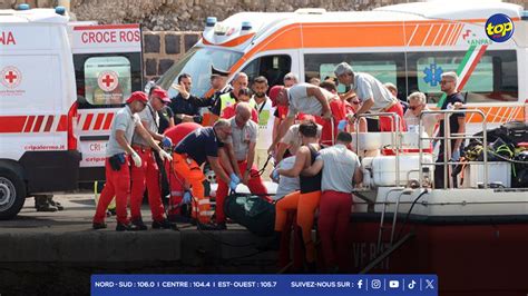 Sicile Un Mort Et Six Disparus Apr S Le Naufrage Dun Voilier De