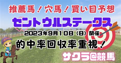 セントウルステークス GⅡ 阪神11r 2023年9月10日（日）推薦馬穴馬最終買い目予想 ｜サクラ＠競馬