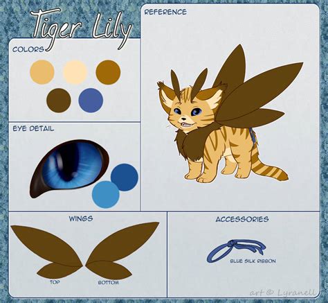 Tiger Lily Reference Sheet By Lyranell On Deviantart