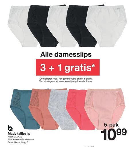 Mady Tailleslip Pak Aanbieding Bij Zeeman