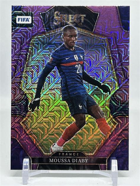 Panini Select Fifa Mezzanine Purple Mojo Prizm Moussa Diaby