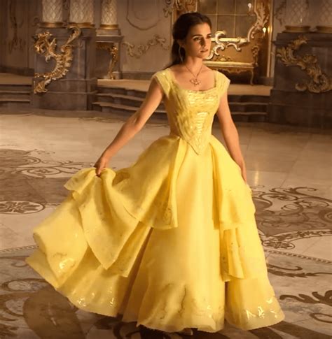 Yellow Emma Watson Tiered Embroidery Prom Celebrity Formal Dress Beaut ...