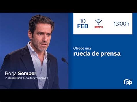 Borja S Mper Ofrece Una Rueda De Prensa Tras La Reuni N Del Comit De