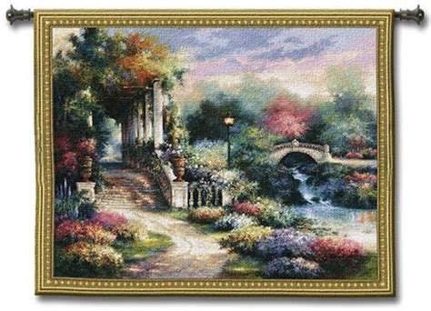 vintage garden wall tapestry