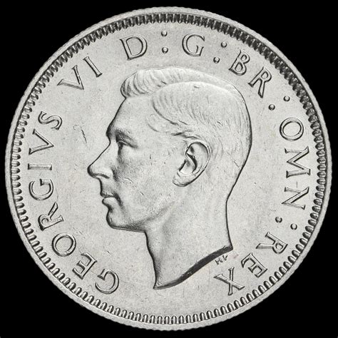 George Vi Silver English Shilling G Ef