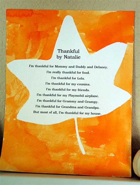 Thankful Poems | Homeschool .com