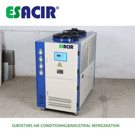 Two Compressors Air Cooled Industrial Water Chiller For Plastic