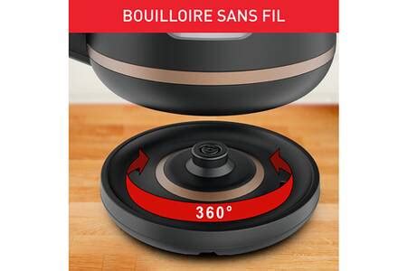 Bouilloire Tefal Includeo Bouilloire Lectrique L Noir Ki Darty