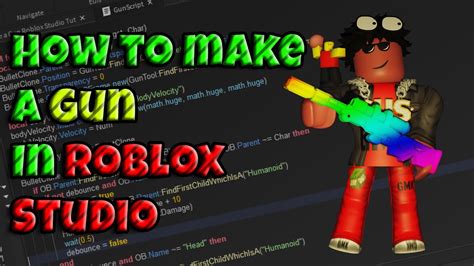 How To Make A Gun In Roblox Studio Youtube