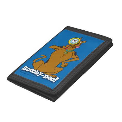 Scooby Doo With Magnifying Glass Trifold Wallet Zazzle