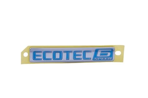 Emblema Ecotec 6 Speed Da Tampa Do Porta Malas Cruze Sedan 2012 A