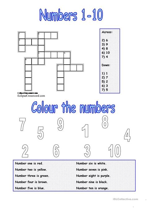 Printable Number Charts Activity Shelter Images