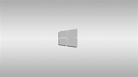 Windows New Logo Wallpaper Light Gray Clean by denismn on DeviantArt