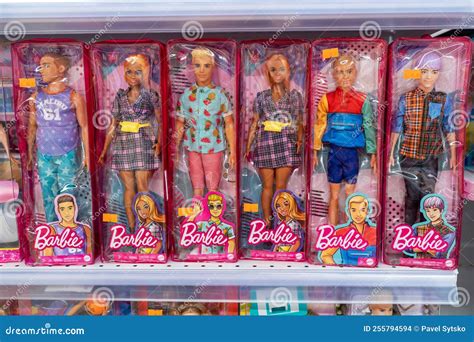 Barbie Dolls On The Store Shelf Minsk Belarus 2022 Editorial Stock Image Image Of Mall