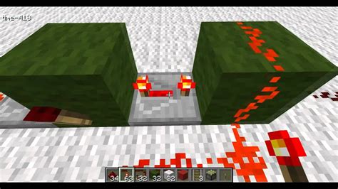 Minecraft Tutorial Redstone Monostable Circuit Youtube