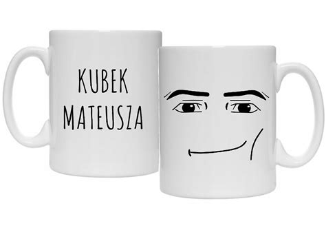 Kubek Man Face Roblox Prezent Face Man Twoje Imi W Dkarz Cena