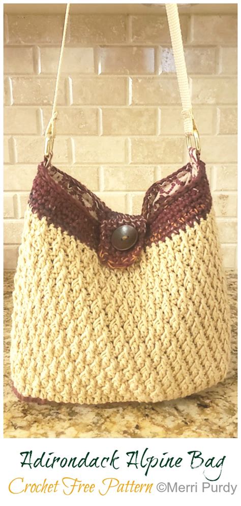 Crochet Handbag Free Patterns Instructions