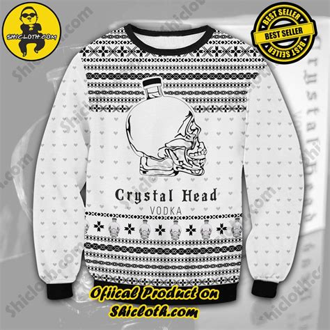 Crystal Head Vodka Ugly Christmas Sweater Shicloth