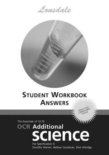 The Essentials Of Ocr Additional Science A St Century