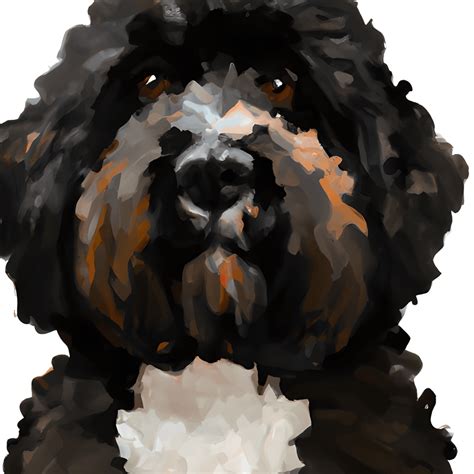 John Singer Sargent Bernedoodle Digital Graphic Creative Fabrica