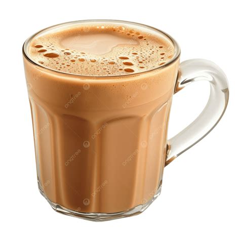 tea  milk  popularly   teh tarik  transparent background