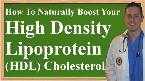 How To Naturally Boost Your Hdl Cholesterol Youtube