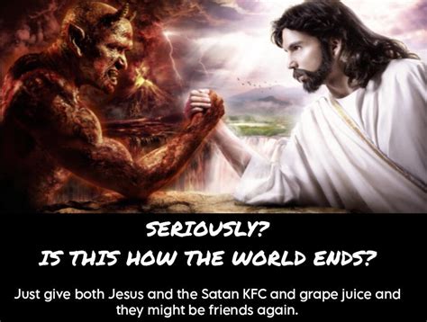 Jesus VS Satan by RuthlessGuide1468 on DeviantArt