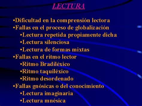 DIFICULTADES EN EL APRENDIZAJE Lectura Escritura Clculo Grados