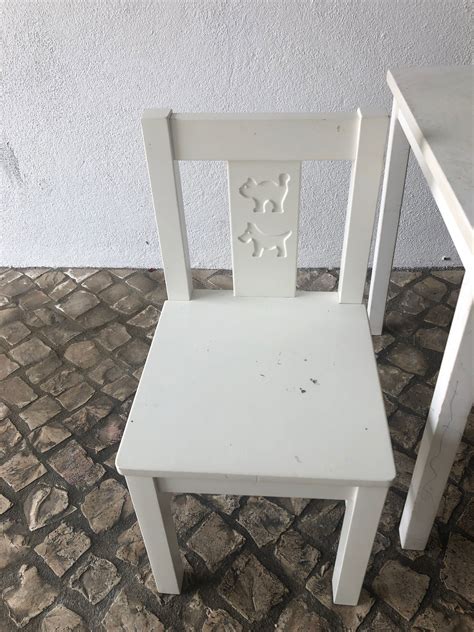 Conjunto Mesa E Cadeiras Ikea Cascais E Estoril OLX Portugal