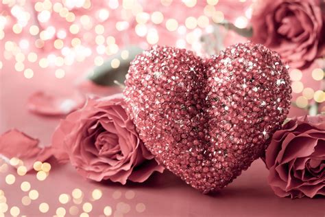 Glitter Valentines Day Wallpapers Wallpaper Cave