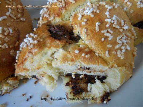 Treccia Di Pan Brioche Alla Nutella Con Pastamadre Ricetta Dolce Per