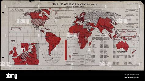 The League of Nations, 1925 , Administrative and political divisions ...