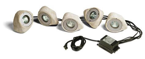 Five Light Rock Landscape Kit 48463 Lamps Plus Landscape Lighting Kits Lamps Plus Landscape