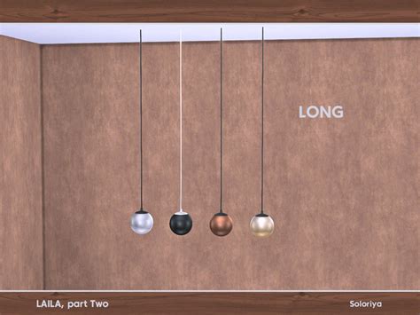 The Sims Resource Laila Part Two Ceiling Light Long