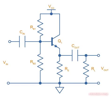 Bjt Common Collector Amplifier Mbeddedninja