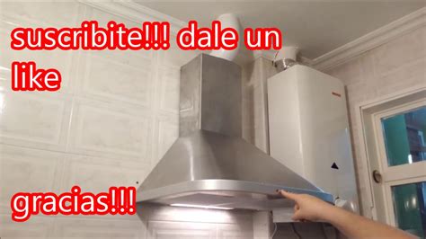 C Mo Instalar Campana Extractor Domec Youtube